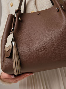 Кожаная сумка Vasilisa DBR 31210 коричневый какао  фото 8