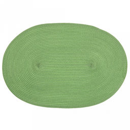 Салфетка под горячее (термосалфетка) Овальная 45х30см, ПВХ, цвет - фисташковый (Китай)
