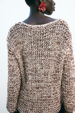 CONTRAST KNIT SWEATER - Zara фото 4