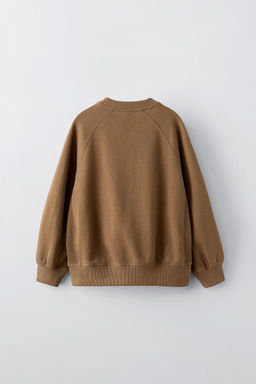 CONTRAST WAFFLE-TEXTURE SWEATSHIRT - Zara фото 2