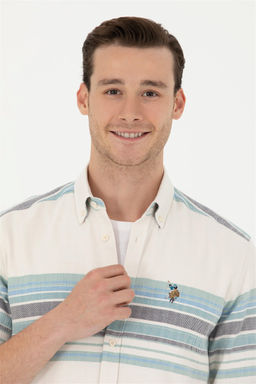 Мужская рубашка с длинным рукавом Stone - U.s. polo assn фото 9