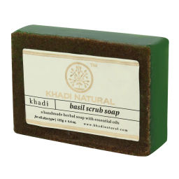 Мыло Скраб Базилик Кхади (Khadi Basil Scrub soap) 125г