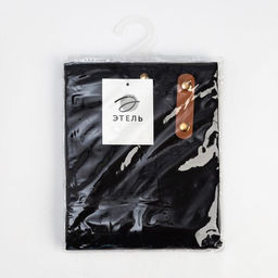 Фартук Этель «Стиль», чёрный, 70×78 см, 100% хлопок