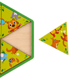 Головоломка «Животные зоопарка», пасьянс