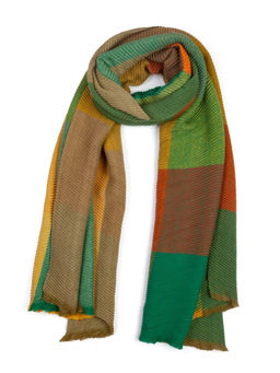 Палантин из шерсти и вискозы