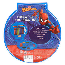Набор для рисования, 20 предметов Самый быстрый, Человек-паук - Marvel фото 5