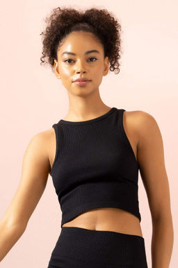 DeFactoFit Halter Yaka Seamless Basic Atlet  фото 2