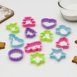 Формы для печенья новогодние Доляна Праздник, набор 12 шт., пластик, МИКС