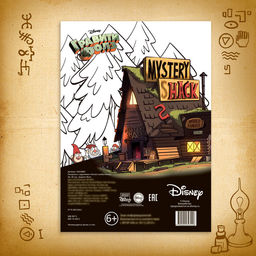 Раскраска с заданиями Ничего необычного, А4, 36 стр., Гравити Фолз - Disney фото 5