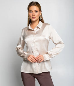 Блуза #ОКТ025022, светло-бежевый