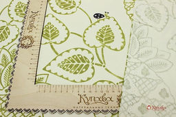 Интерьерный хлопок Тропический сад цв.светлый хаки, ш.1.5м, хлопок-100%, 240гр/м.кв - Купава фото 5