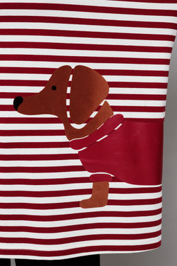 Джемпер KOKOdea 4.44.2 вишня+молоко  фото 6