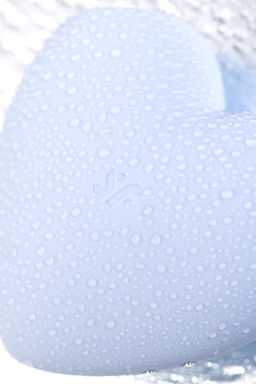 Вакуум-волновой бесконтактный стимулятор клитора Satisfyer Cutie Heart, силикон, голубой  фото 17