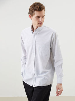 Regular Fit Uzun Kollu Poplin Erkek G?mlek