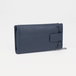 Кошелёк на молнии, с ручкой, цвет синий - Simaland фото 2