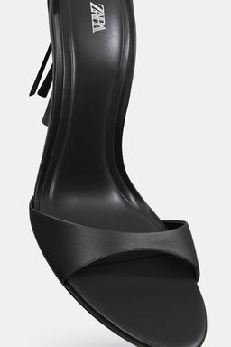 BOW ANKLE STRAP SANDALS - Zara фото 8