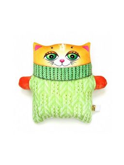Антистрессовая игрушка "Кот Зяблик" зеленый