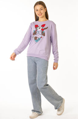 Свитшот для девочки из футера двухнитки Baby Style  фото 16
