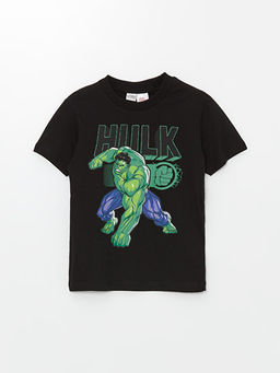 Bisiklet Yaka Hulk Bask?l? Erkek ?ocuk Atlet