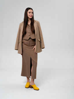 Сабо 5132.23663br.Желтый+коричневый