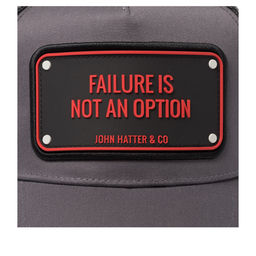 Бейсболка JOHN HATTER арт. R-1160-U00 Failure Is Not An Option (серый)  фото 4