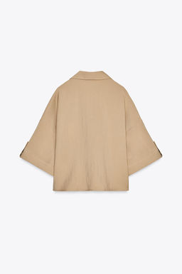 WIDE SHORT SLEEVE SHIRT - Zara фото 8