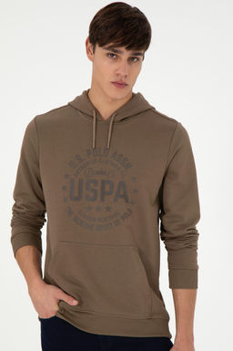 Мужской свитшот цвета хаки Неожиданная скидка в корзине - U.s. polo assn фото 3