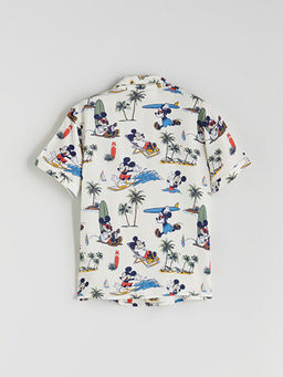 Mickey Mouse Bask?l? Erkek ?ocuk G?mlek