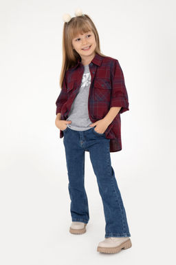 Скидка на рубашку с длинным рубашкой для девочек - U.s. polo assn фото 2