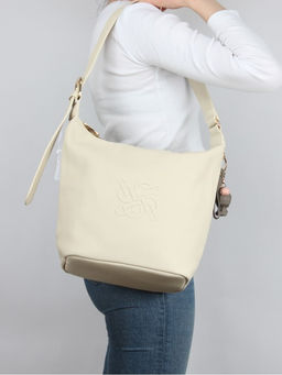 Сумка женская искусственная кожа DJ-CM 7326-COCONUT CREAM, 1отд, плечевой ремень, кремовый SALE 263892 - Adelia фото 9