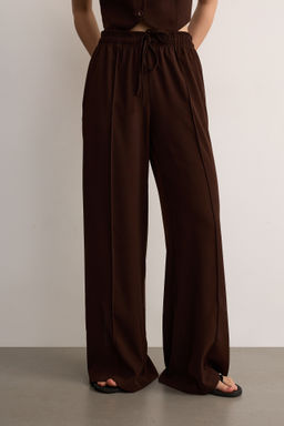 Брюки на кулиске из костюмной ткани - Mollis фото 3