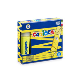 "Carioca" Текстовыделитель "Memolight" 5 мм перо круглое 10 шт.