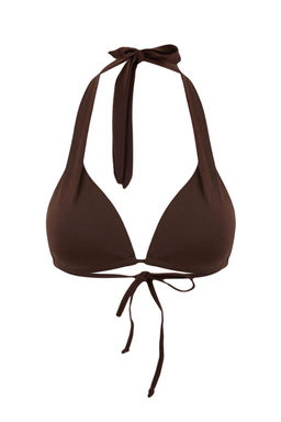 Kahverengi Ucgen Tunelli Kapl? Bikini Ustu TBESS26BU00001