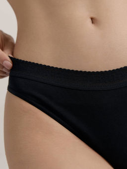 CONTE PRINT DOTS LB 2545 Трусы женские black - Conte elegant фото 6