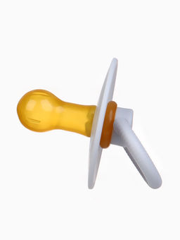 Соска-пустышка, от 0 мес., латекс, классическая, в контейнере, серый, M&B