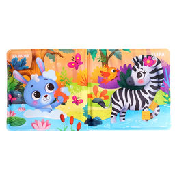 Книжка для ванны для купания с игрушками Крошка Я «Зверята», набор для купания