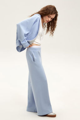 ЕВТ 4149/голубой кашемир брюки жен