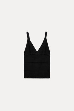 POINTELLE KNIT TOP - Zara фото 13