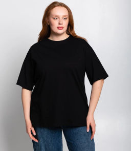 Футболка #ОКТ075001, чёрный