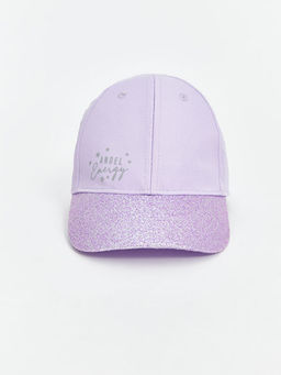 Yaz? Bask?l? K?z ?ocuk Kep ?apka