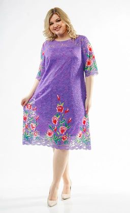 Платье из великолепного гипюра с роскошной печатью под вышивку - Ckc collections фото 4