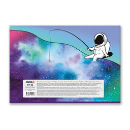 Светоч 24АЛСК4_3_3_9 Альбом для рисования, глянц.ламинация, 100 г/м2 A4 29 х 20.5 см 24 л. 5 шт. на скобе 000203 Космос  фото 9