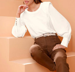 Блузка, экрю