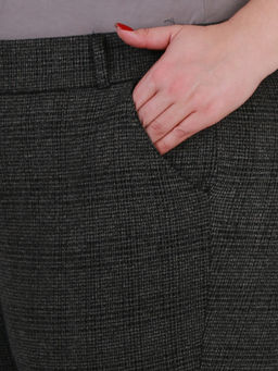 Брюки классические зауженные осенние - Almond фото 5