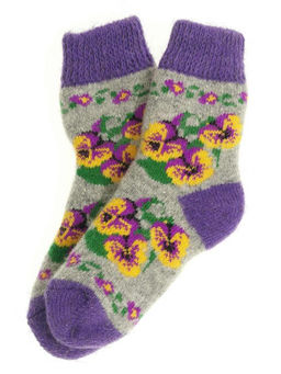 Носки детские "Фиалка трехцветная" 6644-3