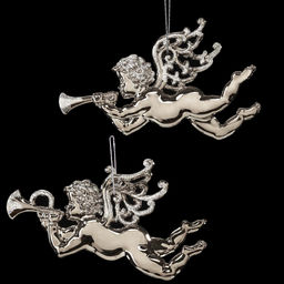 Цена за 1 шт. Украшение ErichKrause Ангелок-музыкант 13.5см