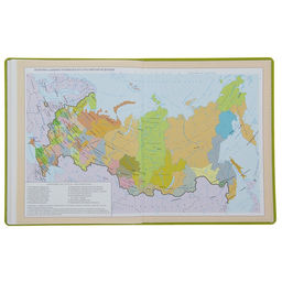 Премиум-дневник универсальный, для 1-11 класса Vivella «Цветы», обложка искусственная кожа, зелёный