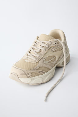 ZAPATILLA DEPORTIVA REJILLA / Marr?n Arena - Zara фото 3