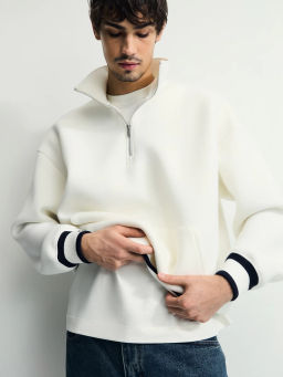 Толстовка на молнии из плотного трикатажа / Zarina