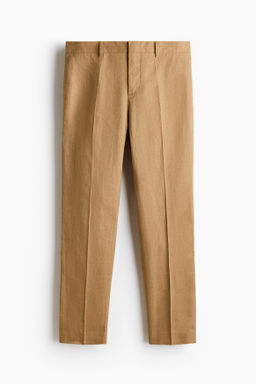 Pantal?n de traje en lino Slim Fit - H&m фото 5